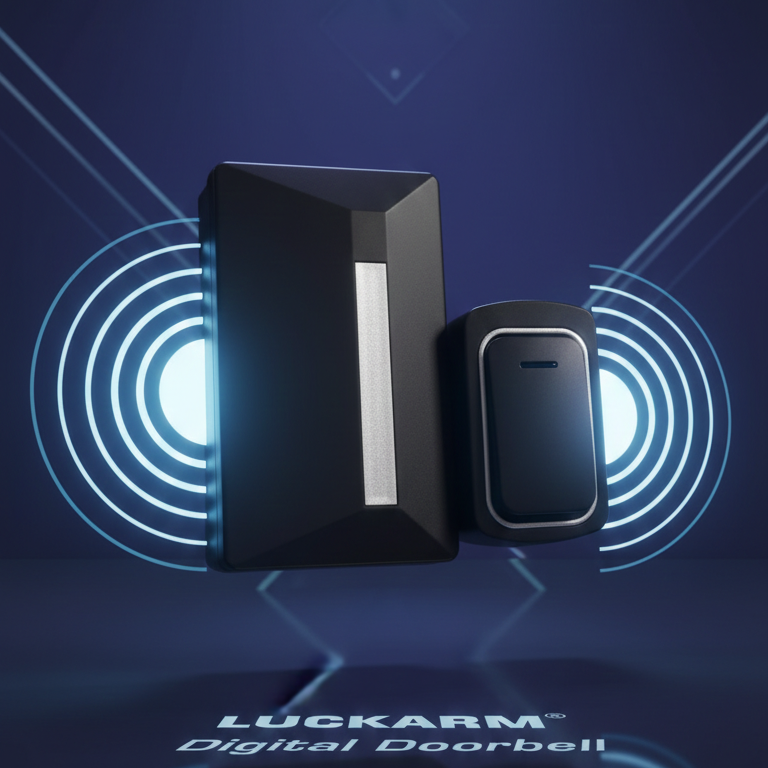 Luckarm Modern Wireless Digital Doorbell – Easy Installation Entryway Bell