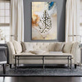 Modern Arabic Calligraphy Canvas Wall Art – Allahu Akbar