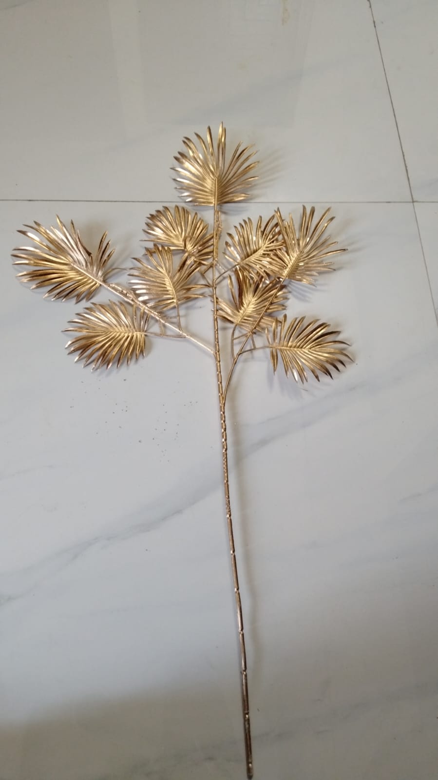 Luxury Golden Flower Stick (69cm) – Modern Decorative Floral Accent