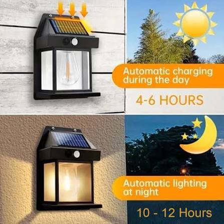 Portable Outdoor Solar Motion Sensor Bulb Light